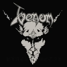 VENOM · Black Metal (40th Anniversary) | SILVER/BLACK LP (Black Metal Vinyl) · Picture 1