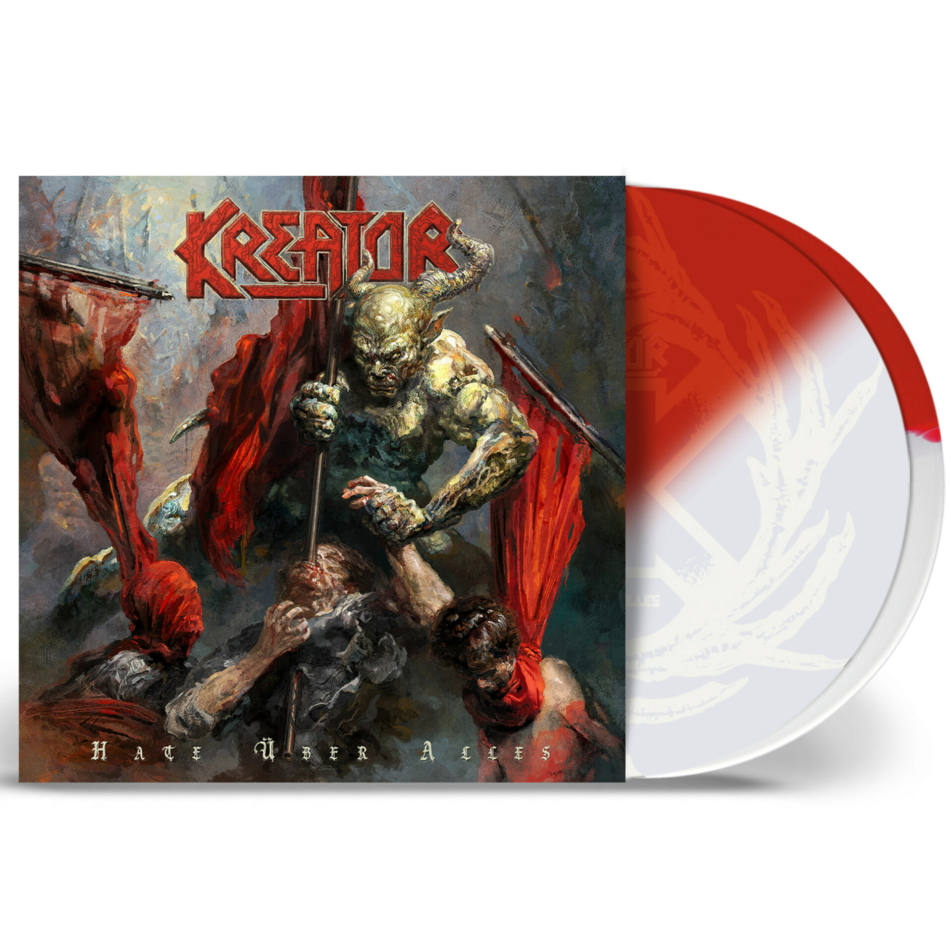 KREATOR · Hate Über Alles | RED/WHITE 2LP (Thrash Metal Vinyl)
