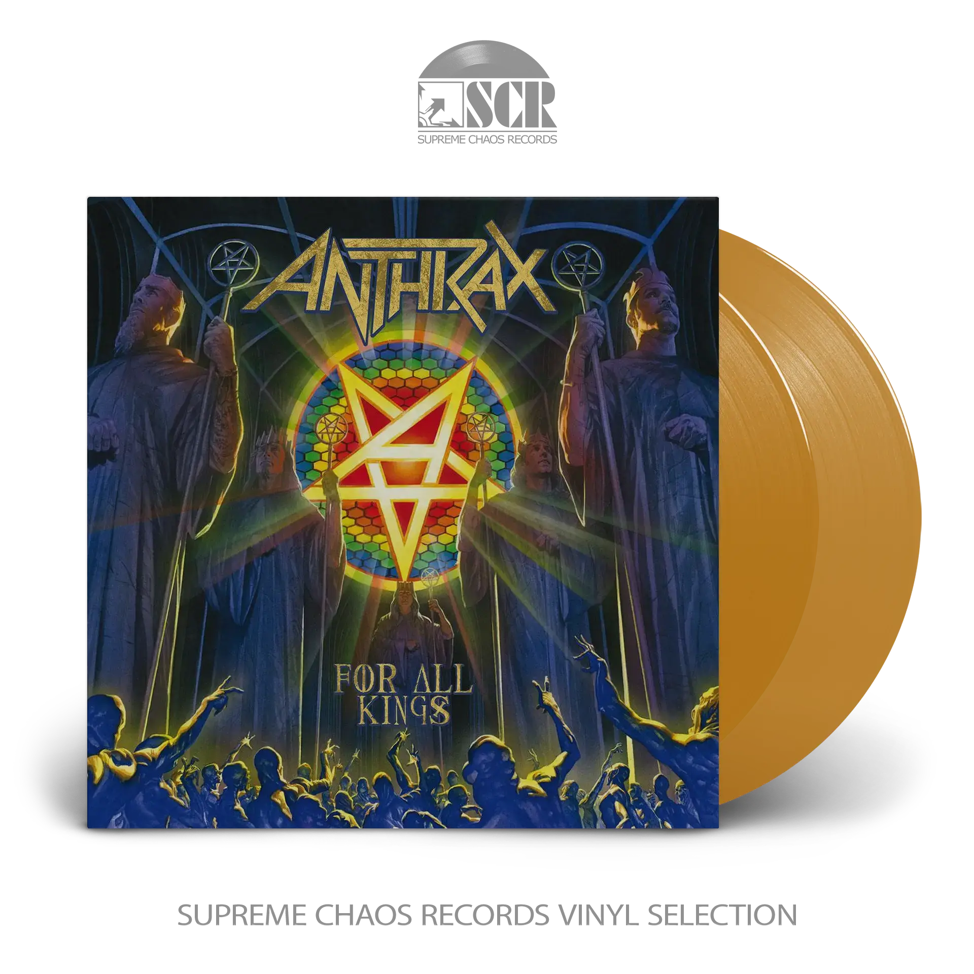 ANTHRAX · For All Kings | TRANSPARENT ORANGE 2LP (Thrash Metal Vinyl)