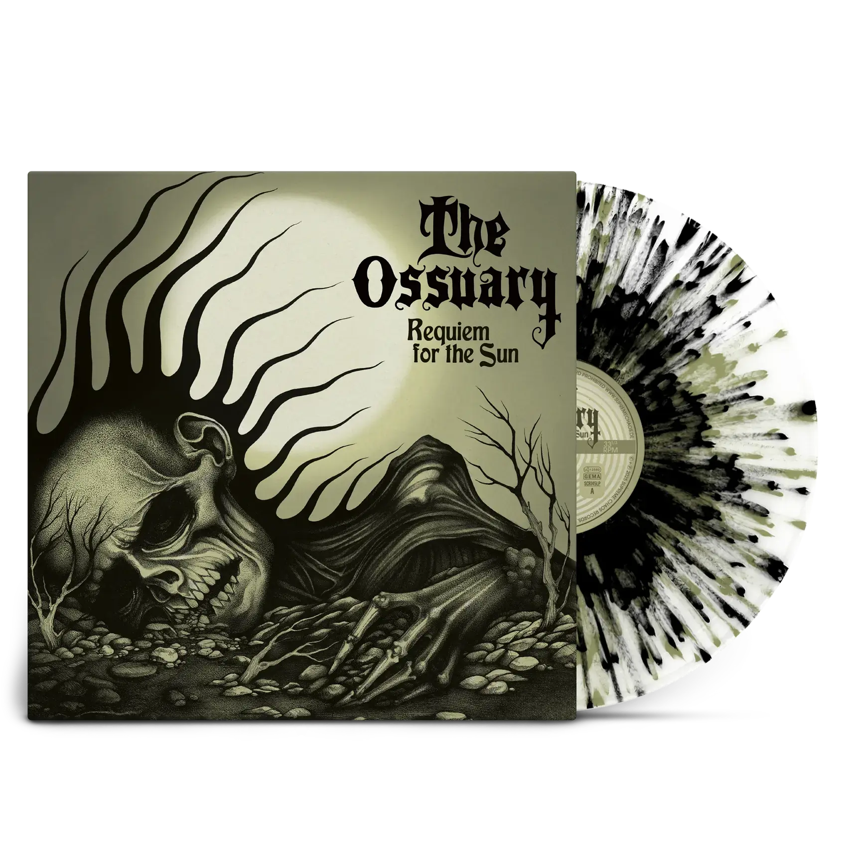 THE OSSUARY · Requiem For The Sun | WOODEN LP+MC+CD BOX (Doom Metal/Doom Rock/Occult Rock Vinyl) · Picture 2