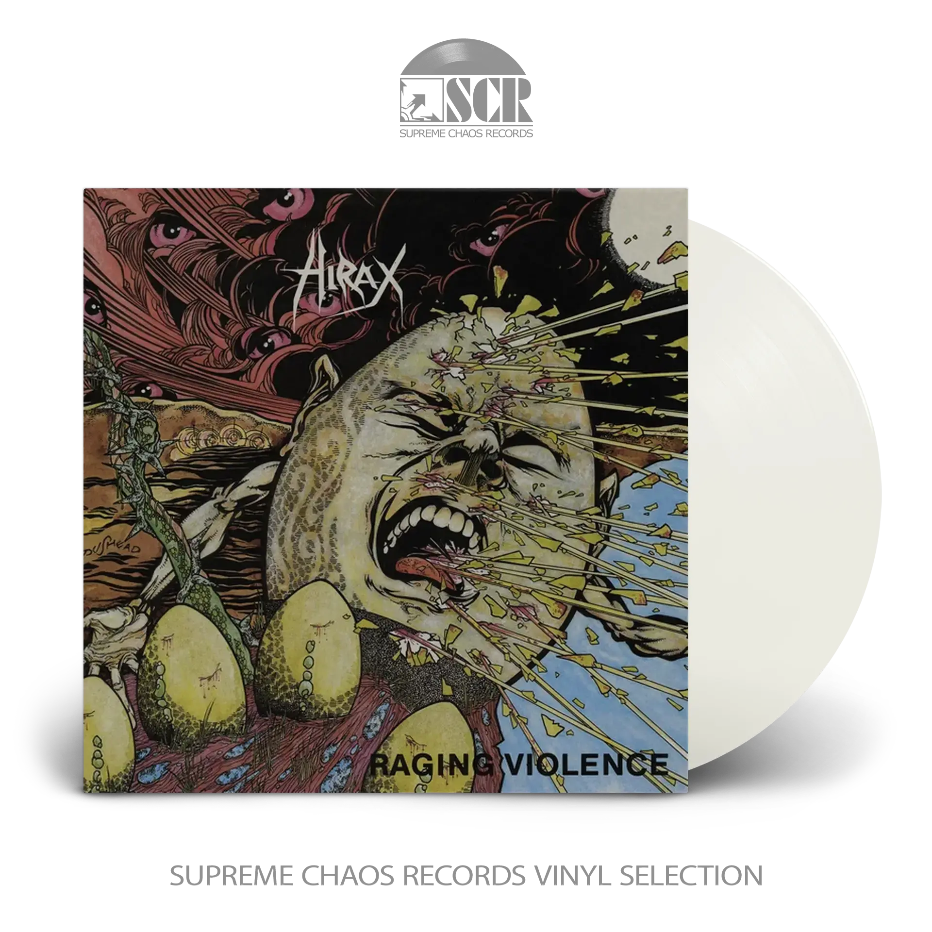 HIRAX · Raging Violence | CLEAR LP (Thrash Metal Vinyl)