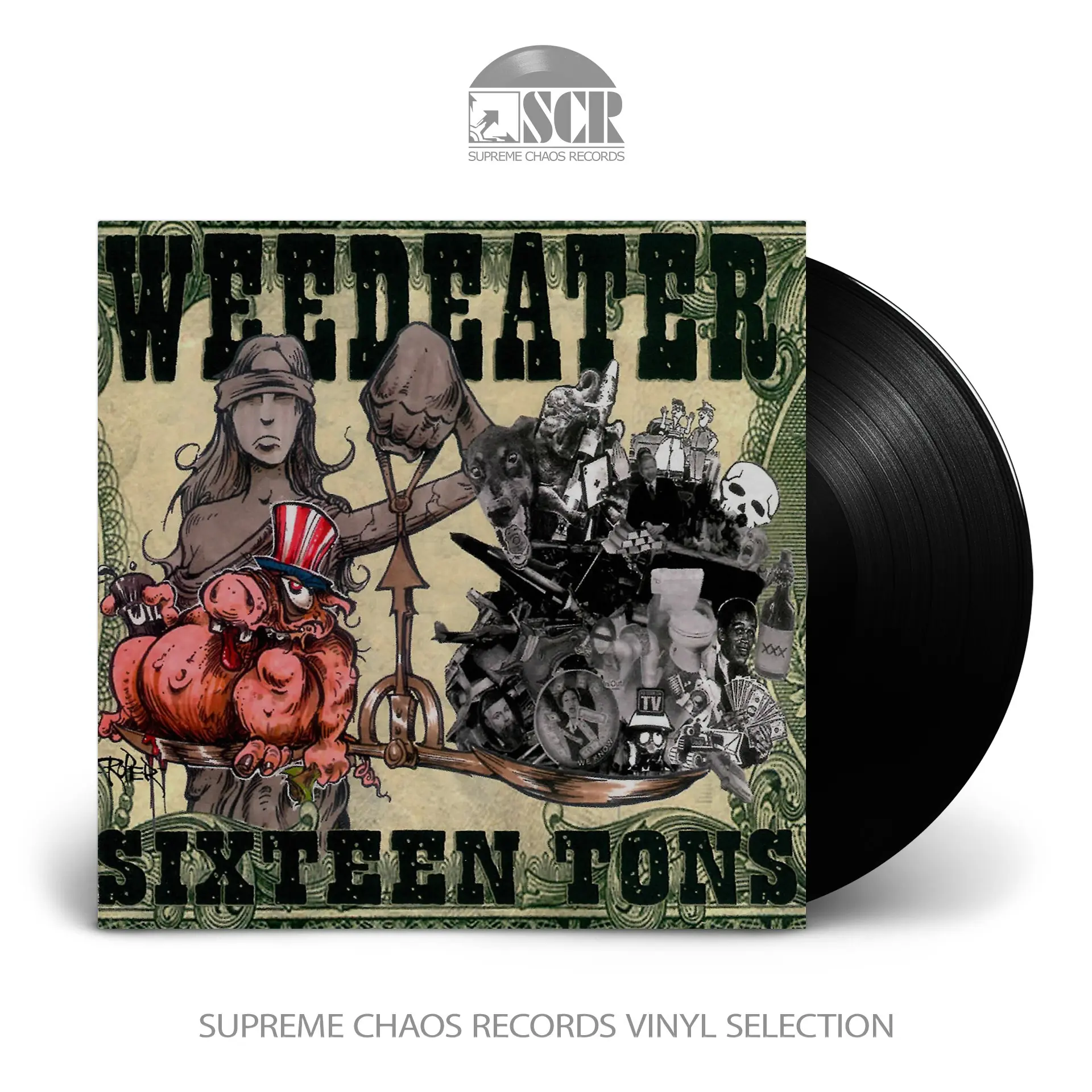 WEEDEATER - Sixteen Tons · BLACK LP (Stoner Rock Vinyl)