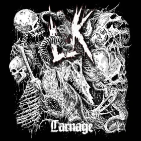 LIK · Carnage | BLACK LP (Death Metal Vinyl) · Picture 1