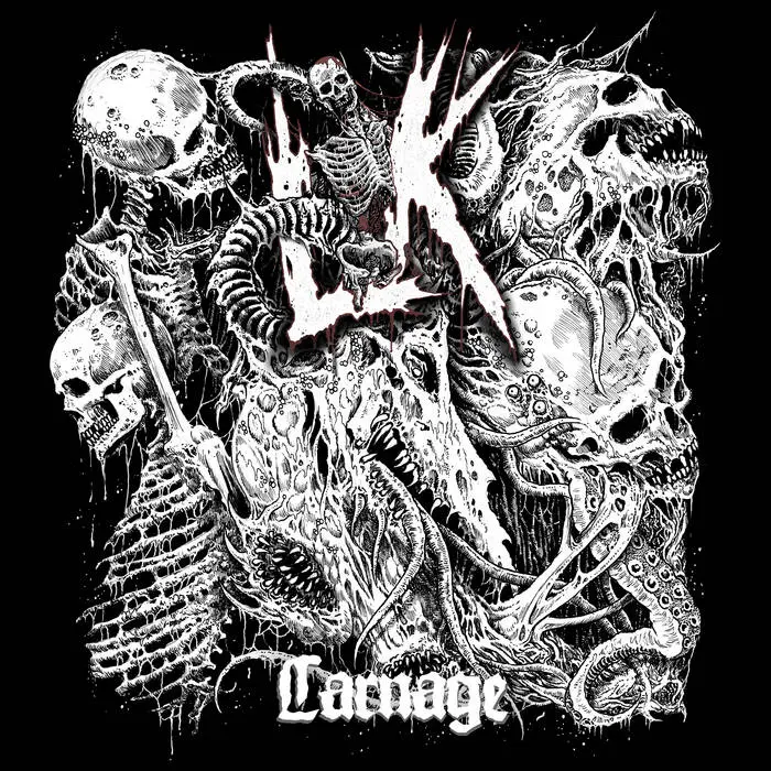 LIK · Carnage | BLACK LP (Death Metal Vinyl) · Picture 1