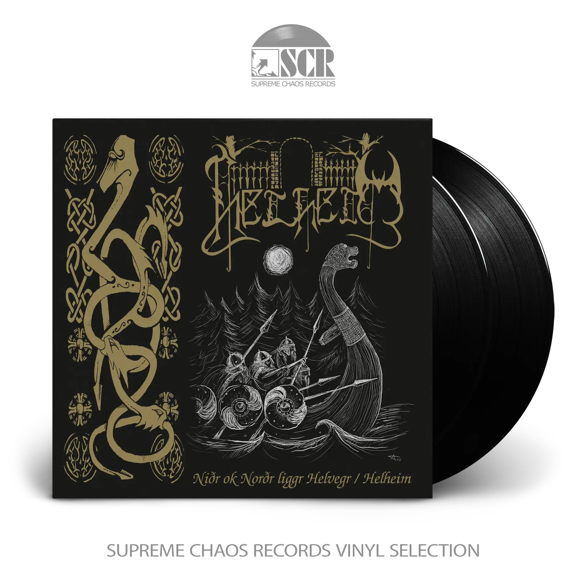 HELHEIM - Niðr Ok Norðr Liggr Helvegr / Helheim · BLACK 2LP (Black Metal/Viking Metal Vinyl)