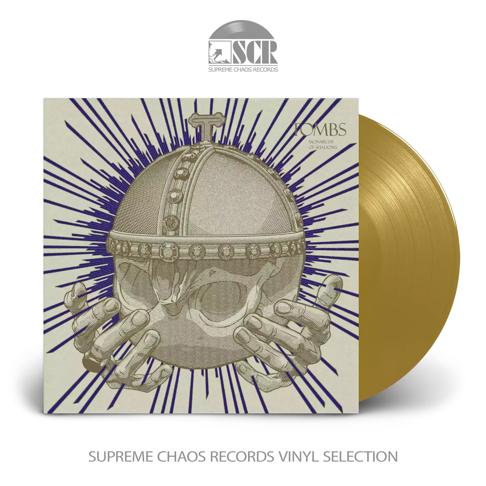 TOMBS · Monarchy Of Shadows | GOLD LP (Death Metal Vinyl)