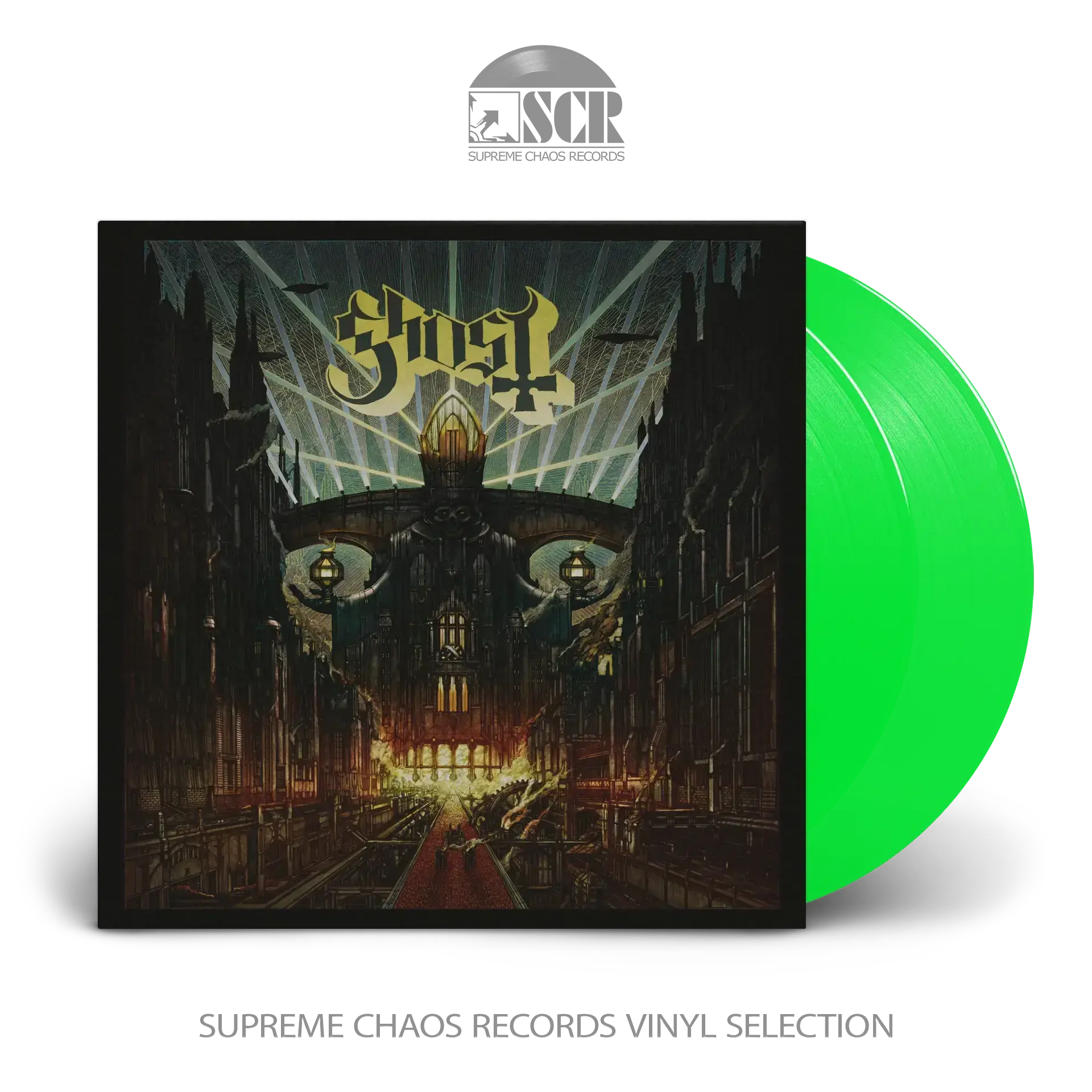 GHOST · Meliora (Deluxe Edition) | NEON GREEN 2LP (Hard Rock Vinyl)