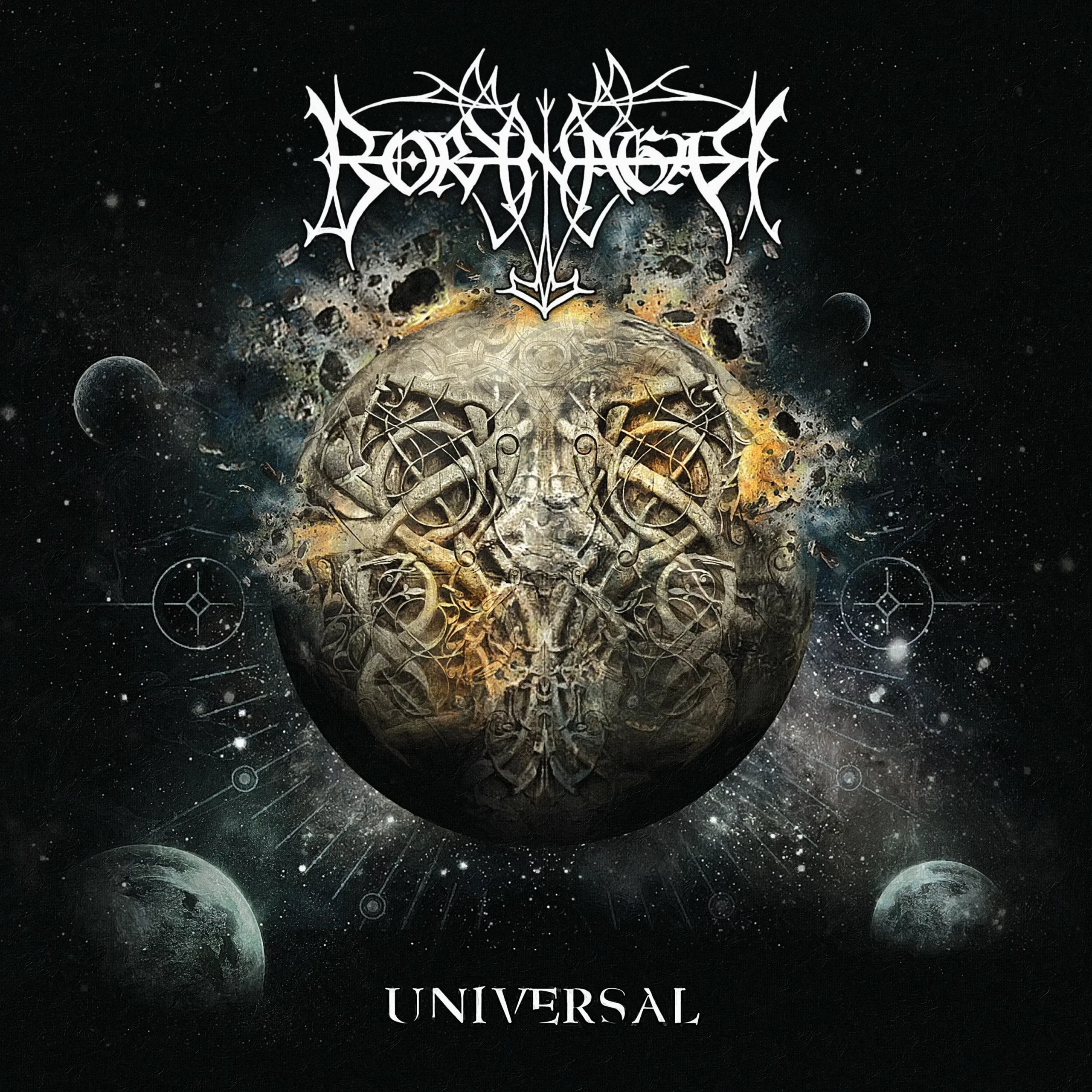 BORKNAGAR - Universal (Re-Issue 2023) · TRANPSARENT YELLOW DOUBLE VINYL 1