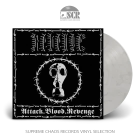REVENGE · Attack.Blood.Revenge | WHITE/BLACK LP (Black Metal Vinyl)