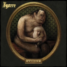 IGORRR · Nostril | SILVER 2LP (Black Metal Vinyl) · Picture 1