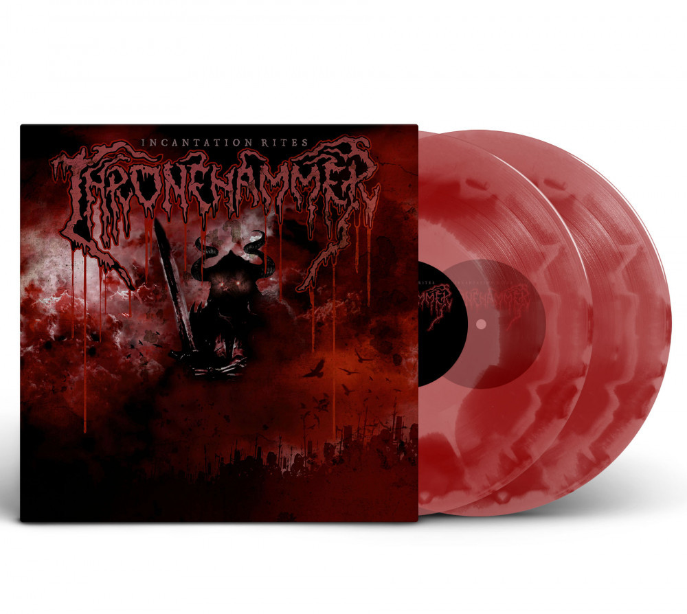THRONEHAMMER · Incantation Rites | RED CLEAR CLOUDY 2LP (Doom Metal Vinyl)