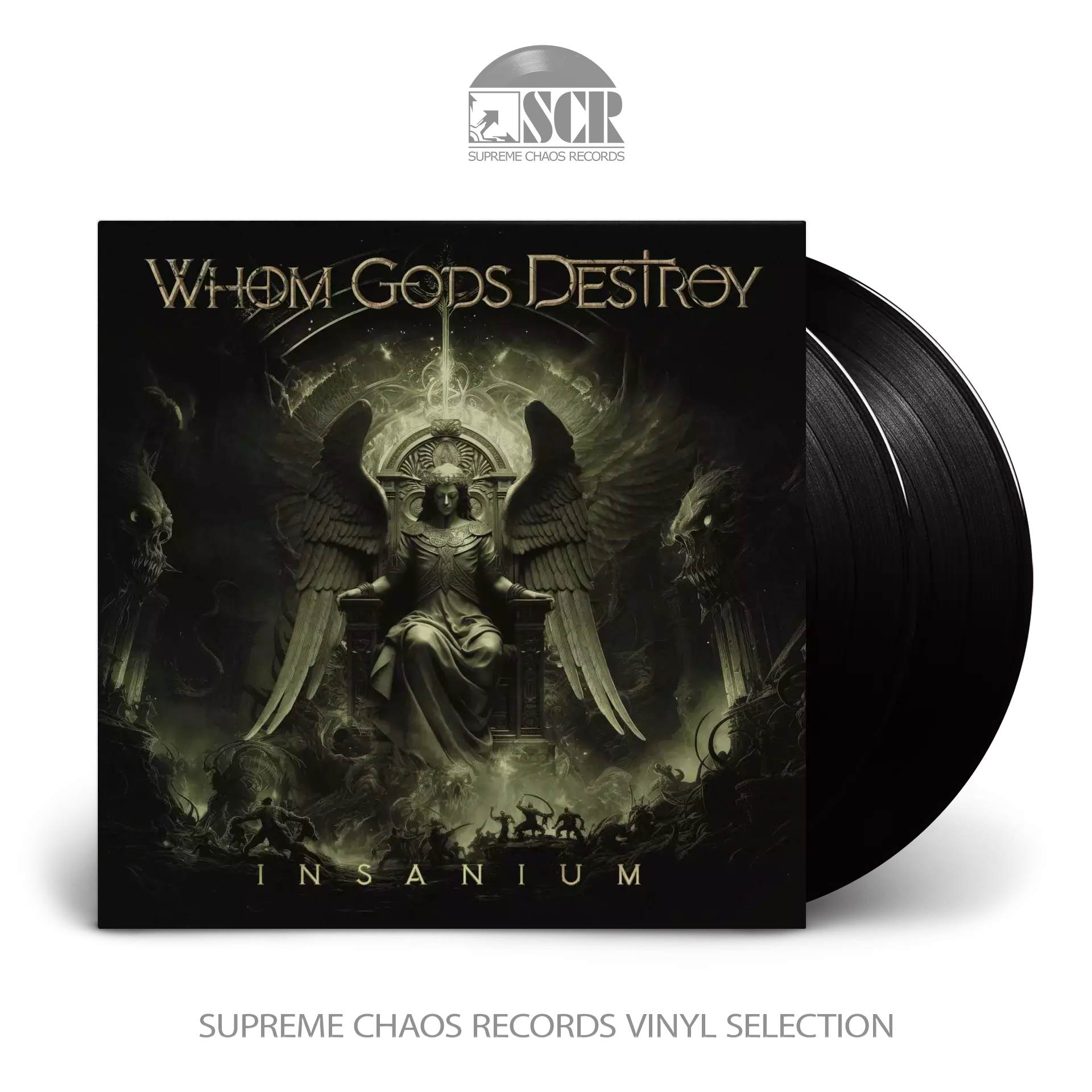 WHOM GODS DESTROY · Insanium | BLACK 2LP (Progressive Metal Vinyl)