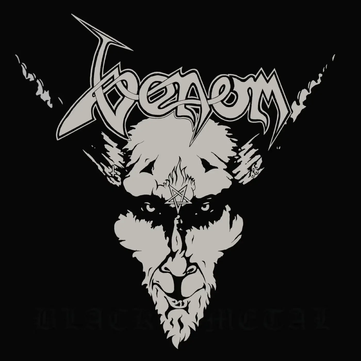 VENOM · Black Metal (40th Anniversary) | SILVER/BLACK LP (Black Metal Vinyl) · Picture 1
