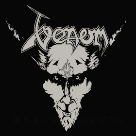 VENOM · Black Metal (40th Anniversary) | SILVER/BLACK LP (Black Metal Vinyl) · Picture 1