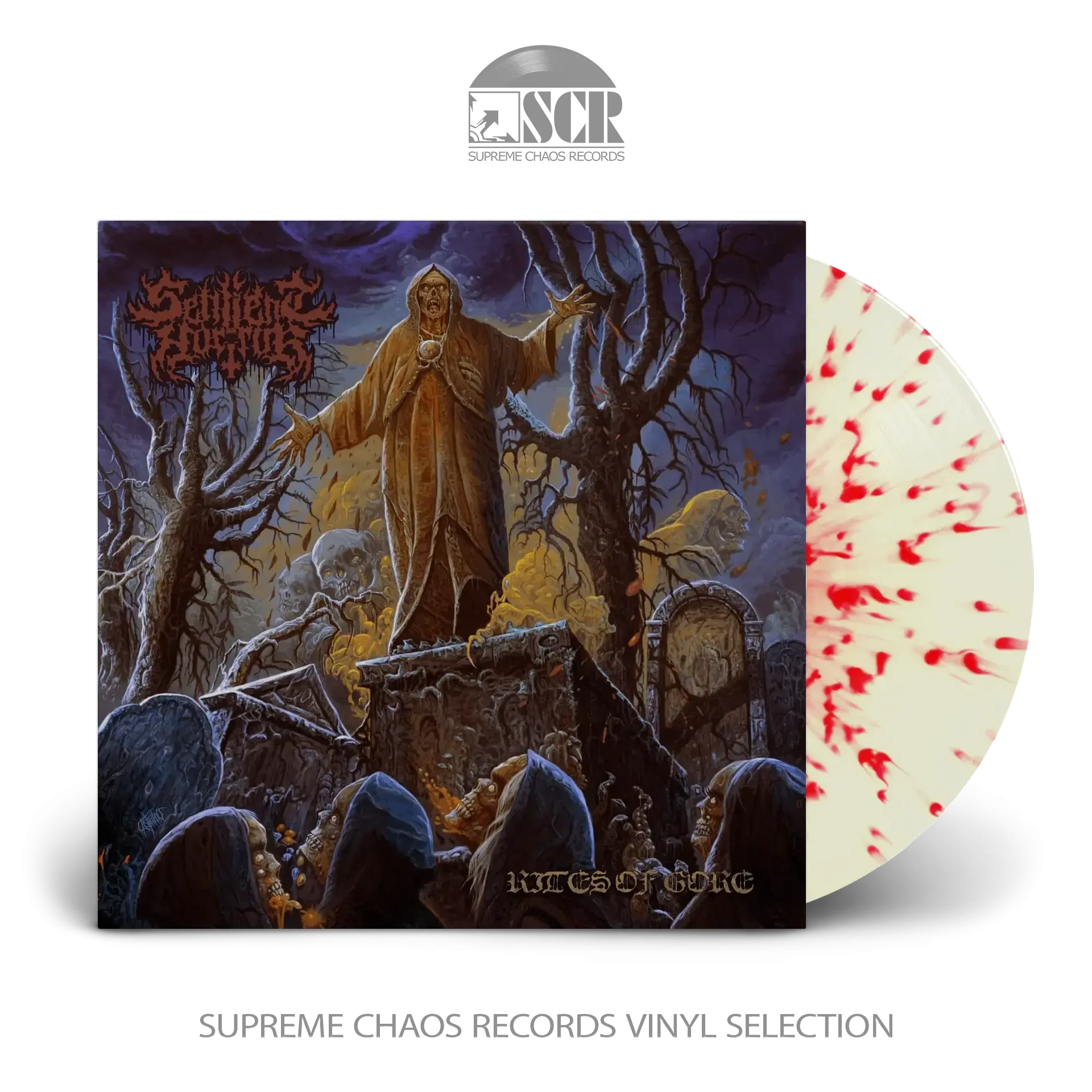 SENTIENT HORROR · Rites Of Gore | RED/CLEAR LP (Death Metal Vinyl)