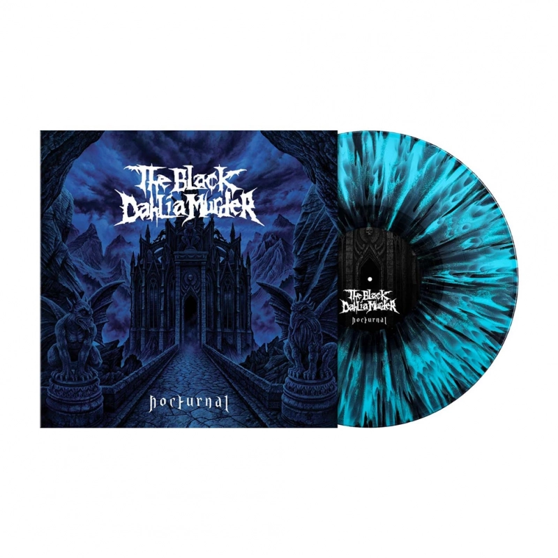 THE BLACK DAHLIA MURDER - Nocturnal · TURQUOISE/BLACK SPLATTER LP (Melodic Death Metal Vinyl)