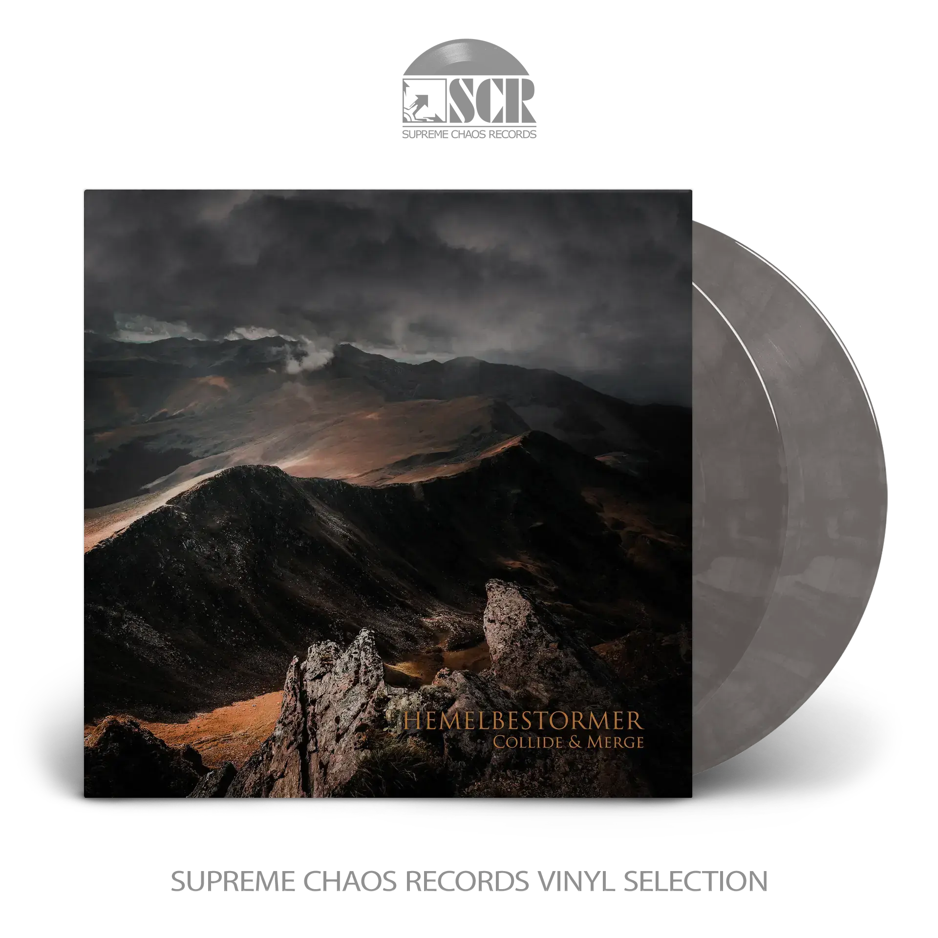 HEMELBESTORMER - Collide & Merge · SMOKE 2LP (Doom Metal/Black Metal/Post Metal Vinyl)