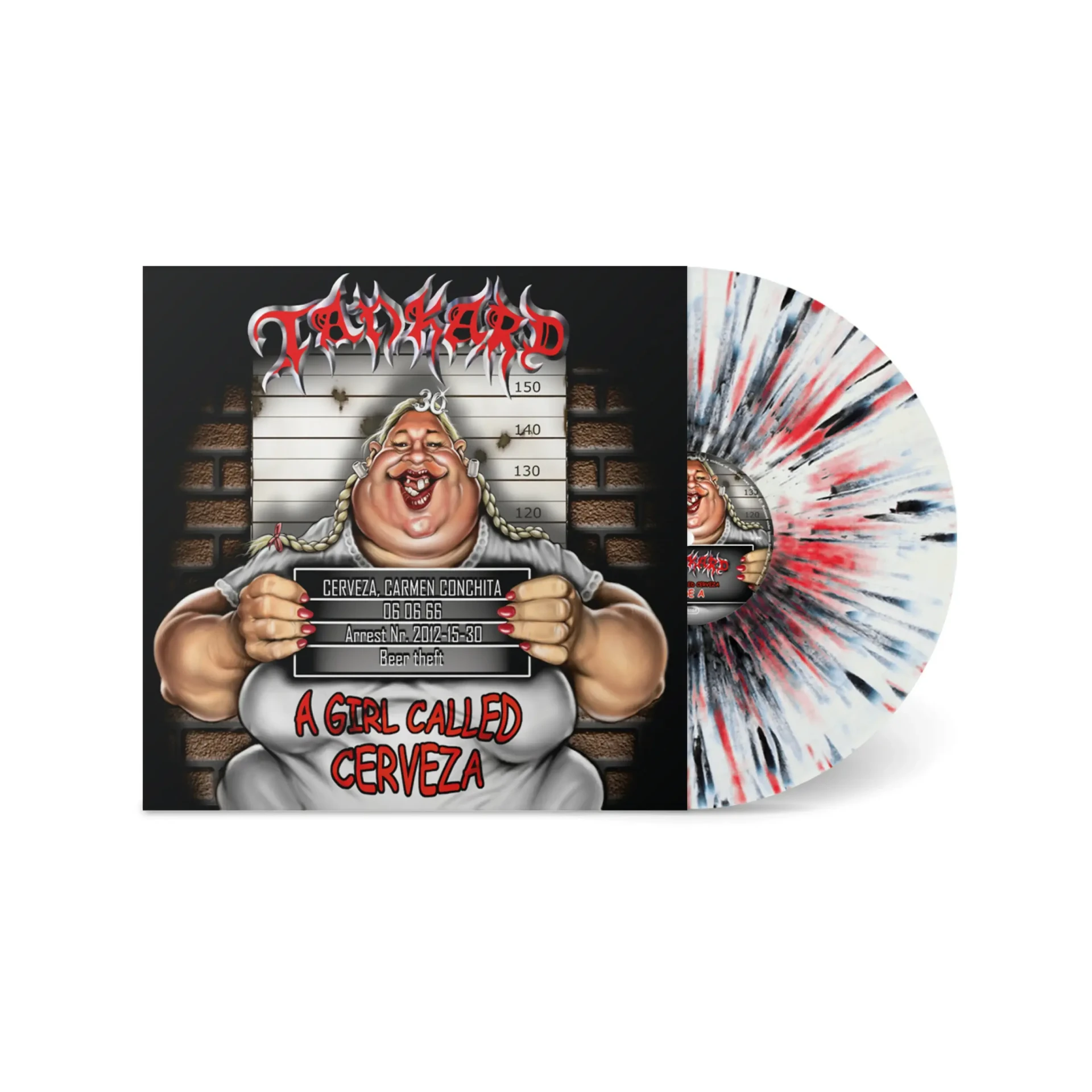 TANKARD · A Girl Called Cerveza | WHITE/BLACK/RED SPLATTER DLP (Thrash Metal Vinyl)