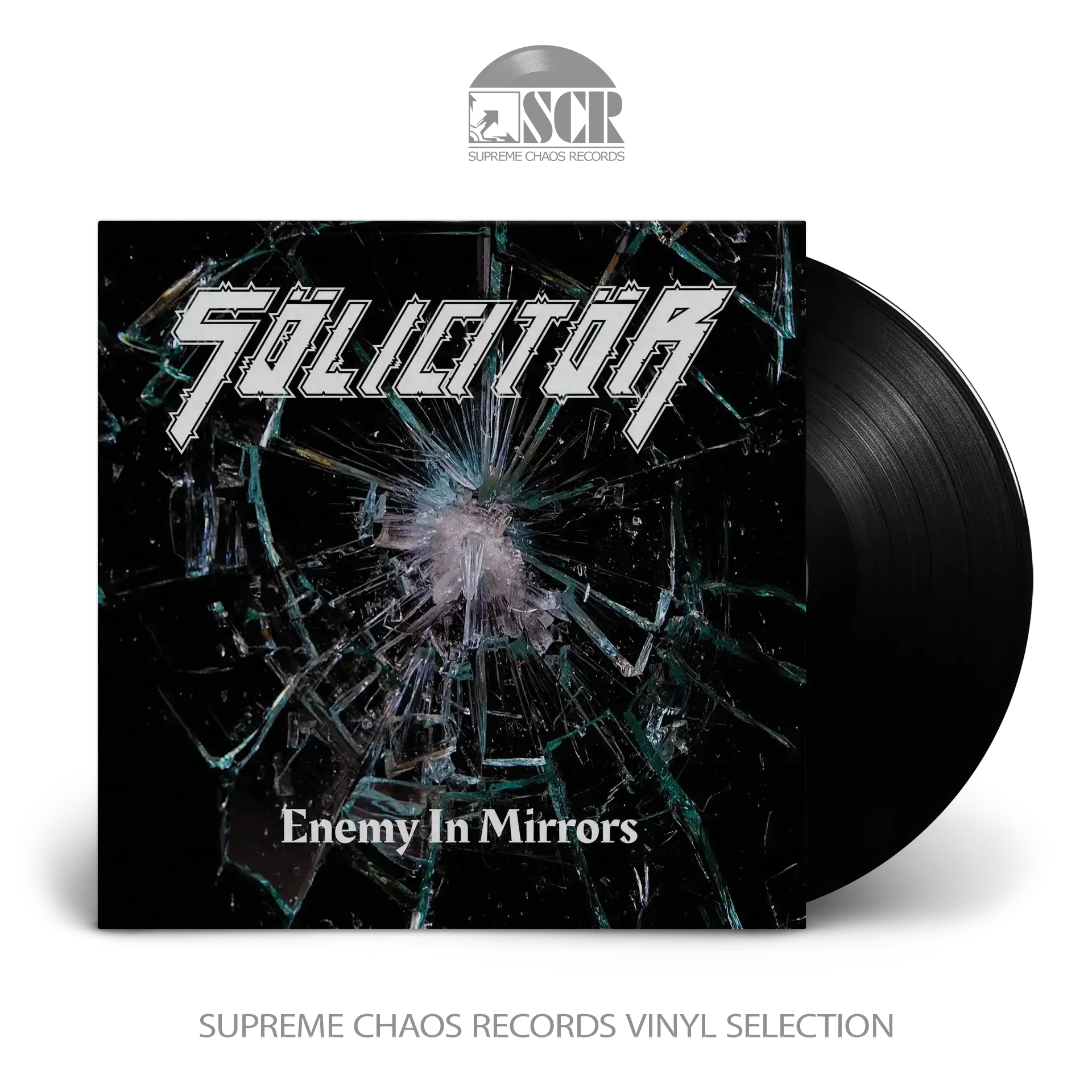 SÖLICITÖR - Enemy in Mirrors · BLACK LP (Speed Metal Vinyl)