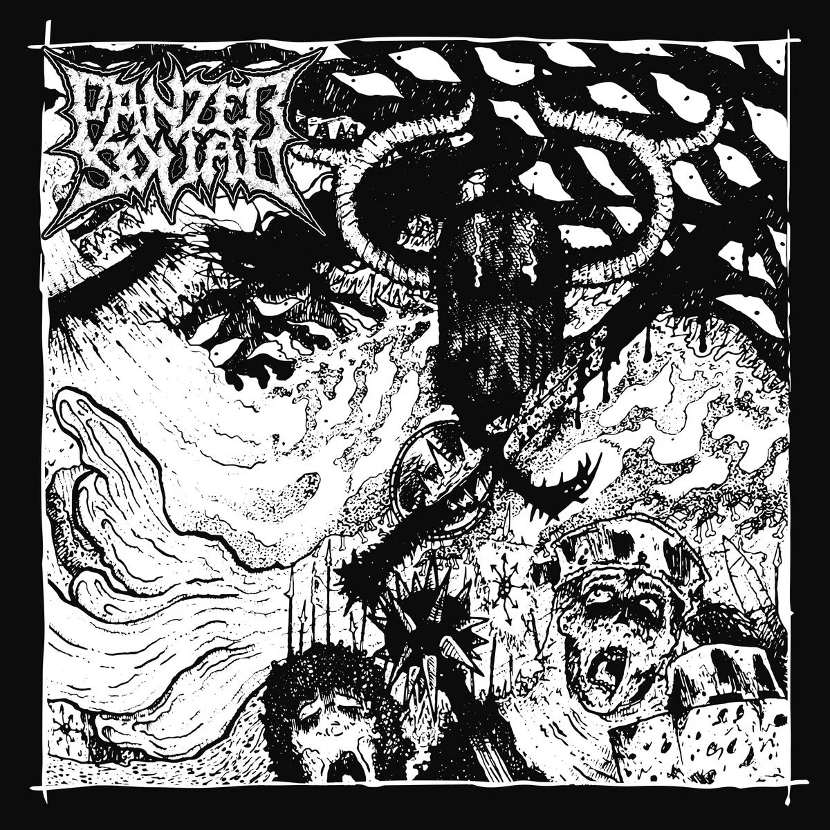 PANZER SQUAD · Panzer Squad | BLACK 7" EP (Death Metal Vinyl) · Picture 1