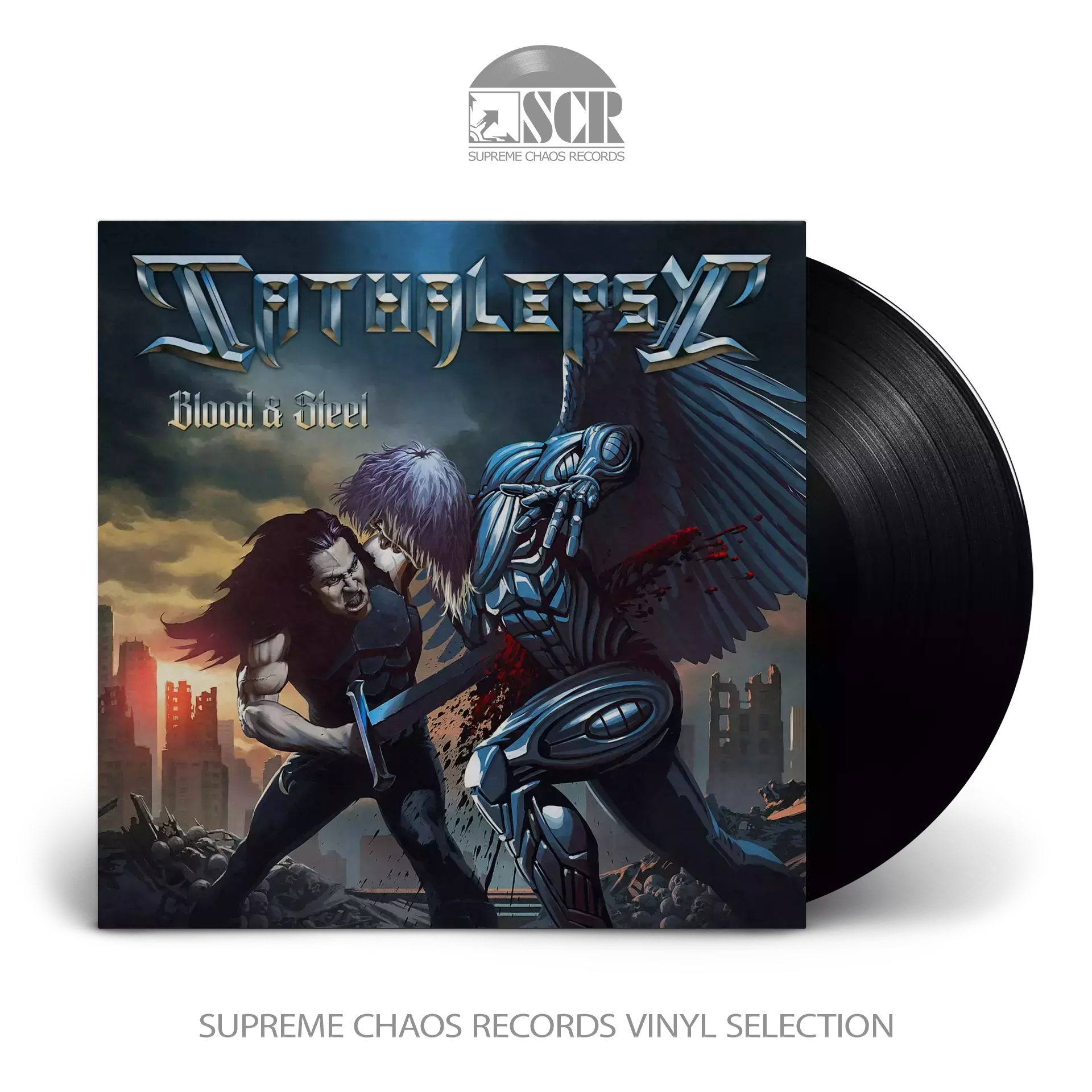 CATHALEPSY · Blood And Steel | BLACK LP (Heavy Metal Vinyl)