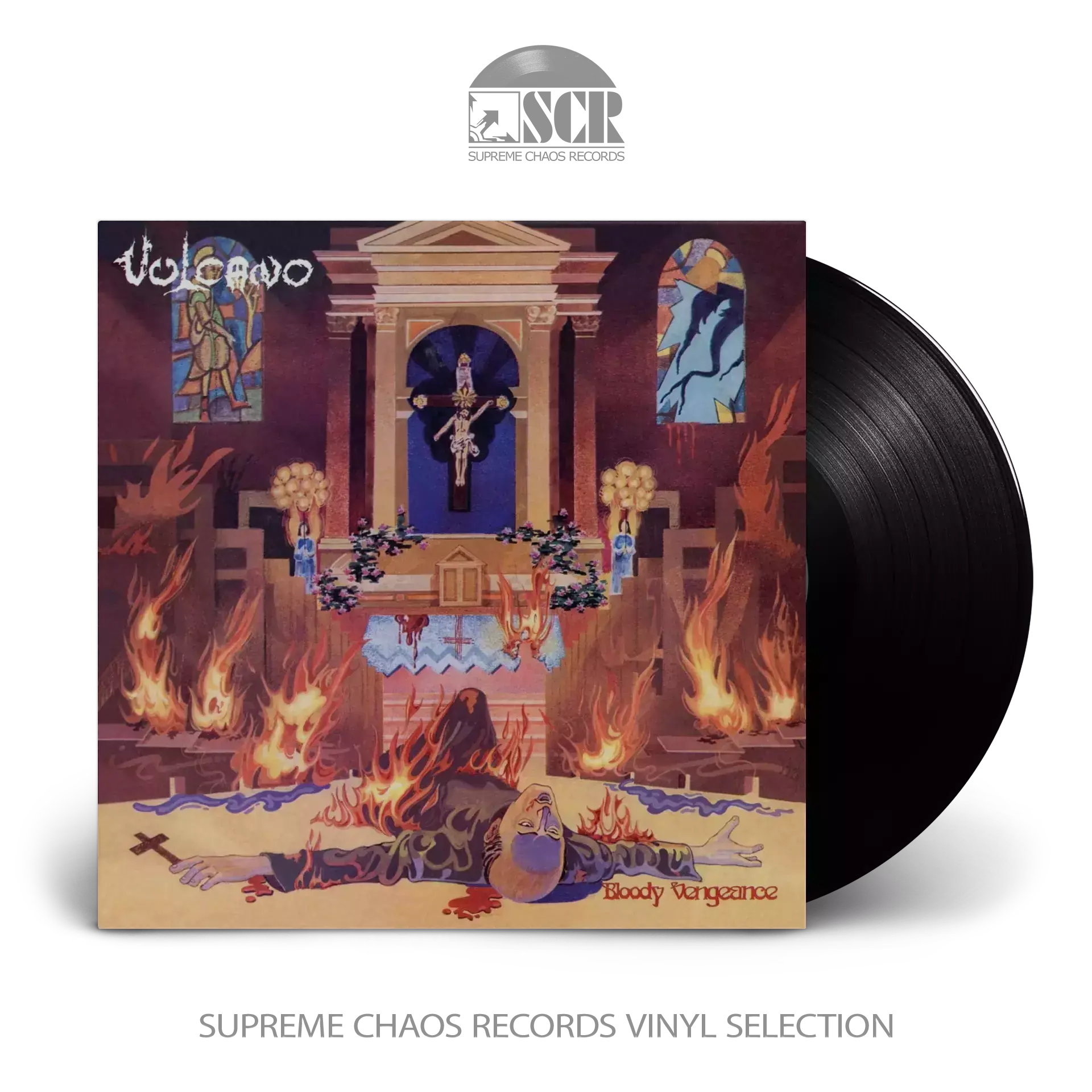 VULCANO - Bloody Vengeance · BLACK LP (Heavy Metal Vinyl)