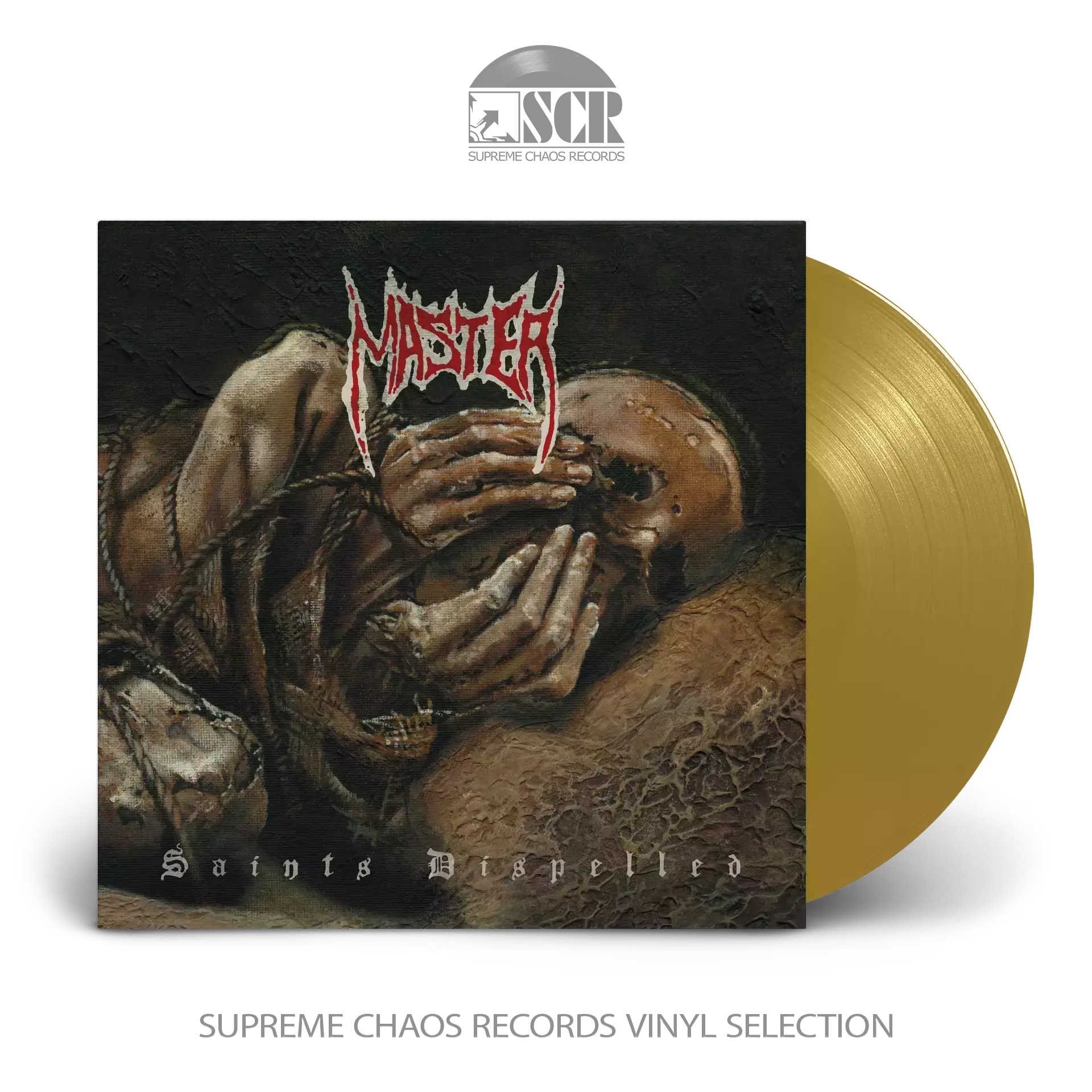 MASTER - Saints Dispelled · GOLD LP (Death Metal Vinyl)