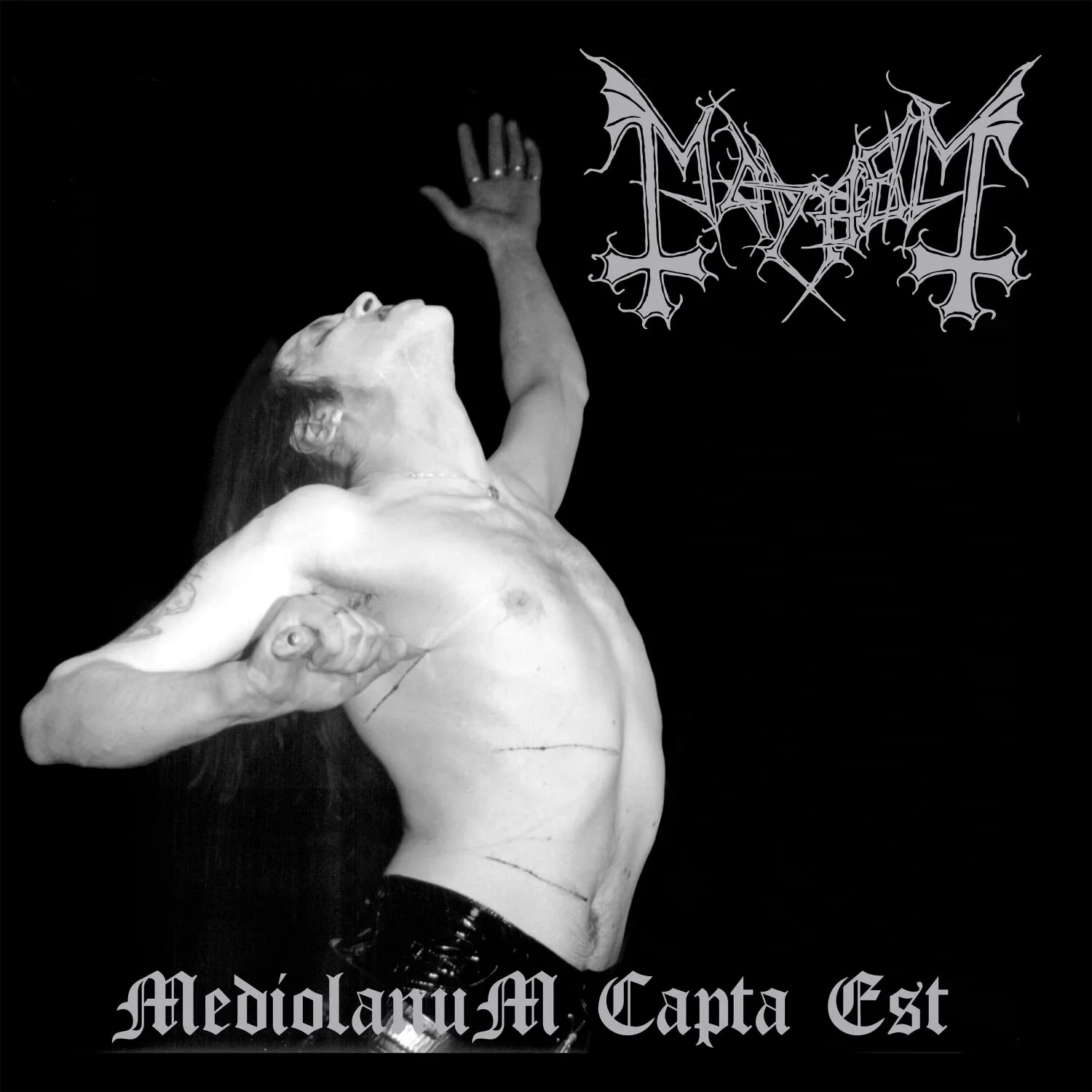 MAYHEM · Mediolanum Capta Est | CLEAR LP (Black Metal Vinyl) · Picture 1