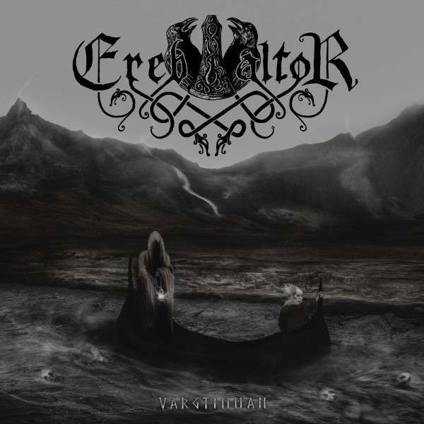 EREB ALTOR · Vargtimman | SILVER/WHITE/BLACK SPLATTER LP (Black Metal/Viking Metal Vinyl) · Picture 1