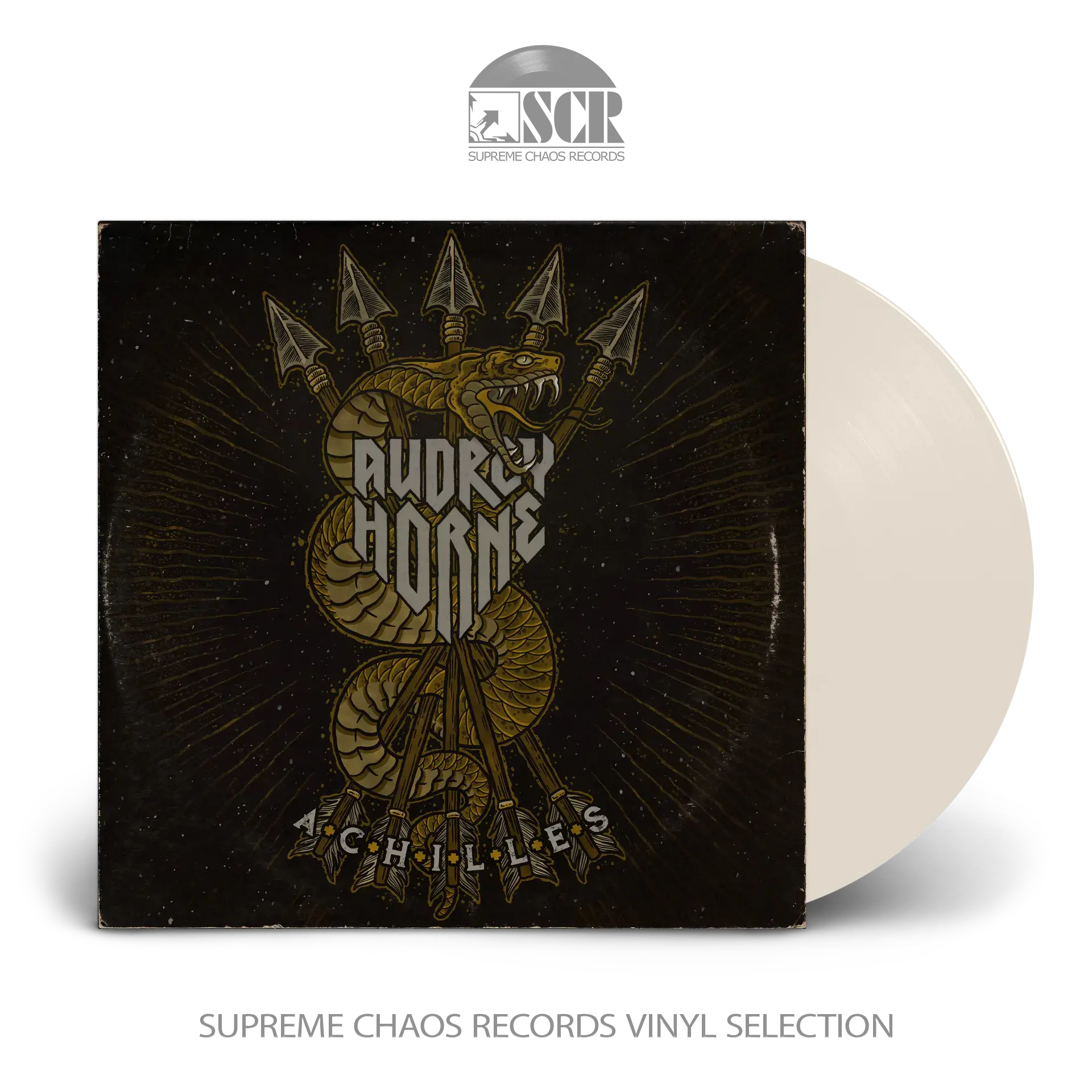 AUDREY HORNE · Achilles | WHITE LP (Hard Rock/Heavy Metal Vinyl)