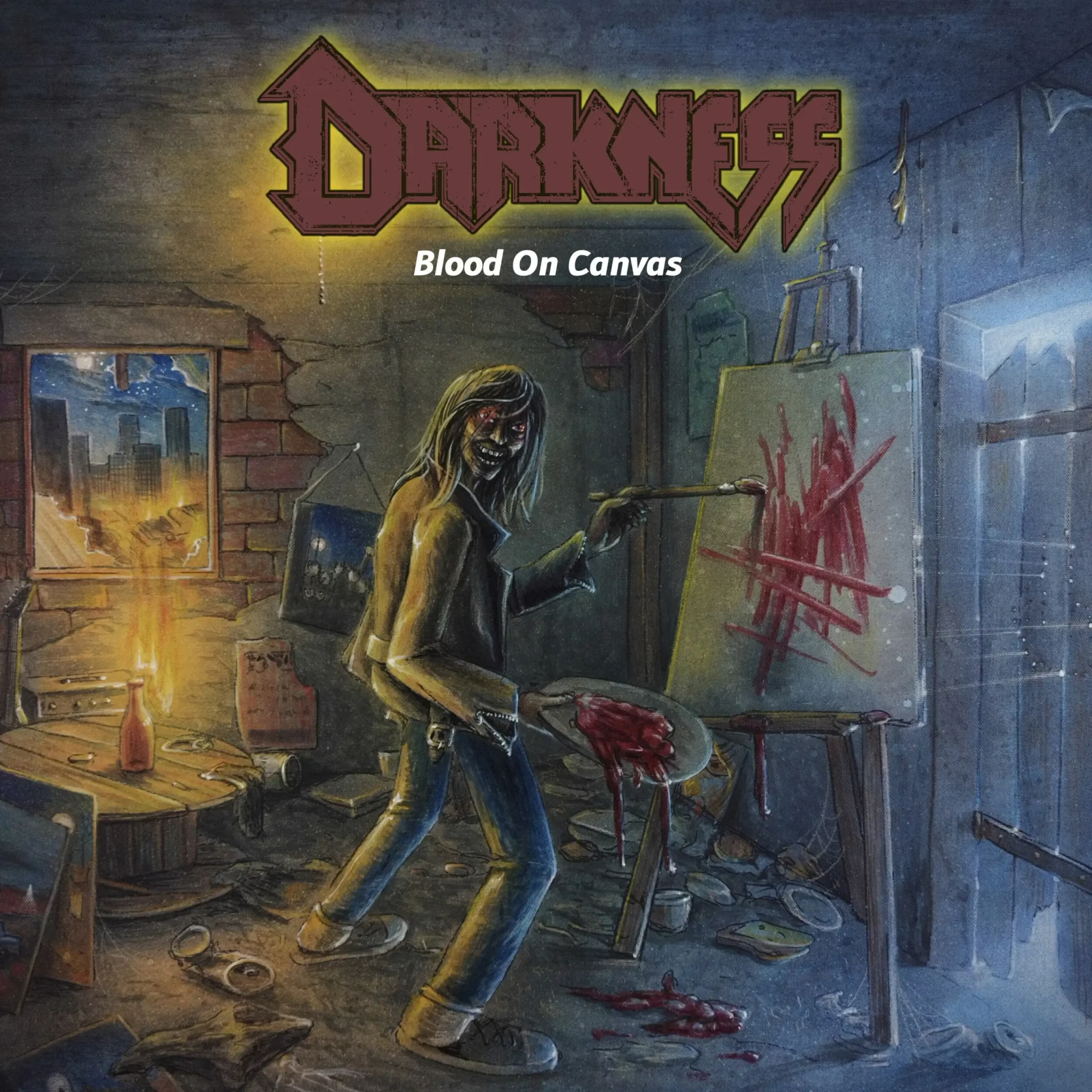 DARKNESS - Blood On Canvas · DIGIPAK CD (Thrash Metal CDs)