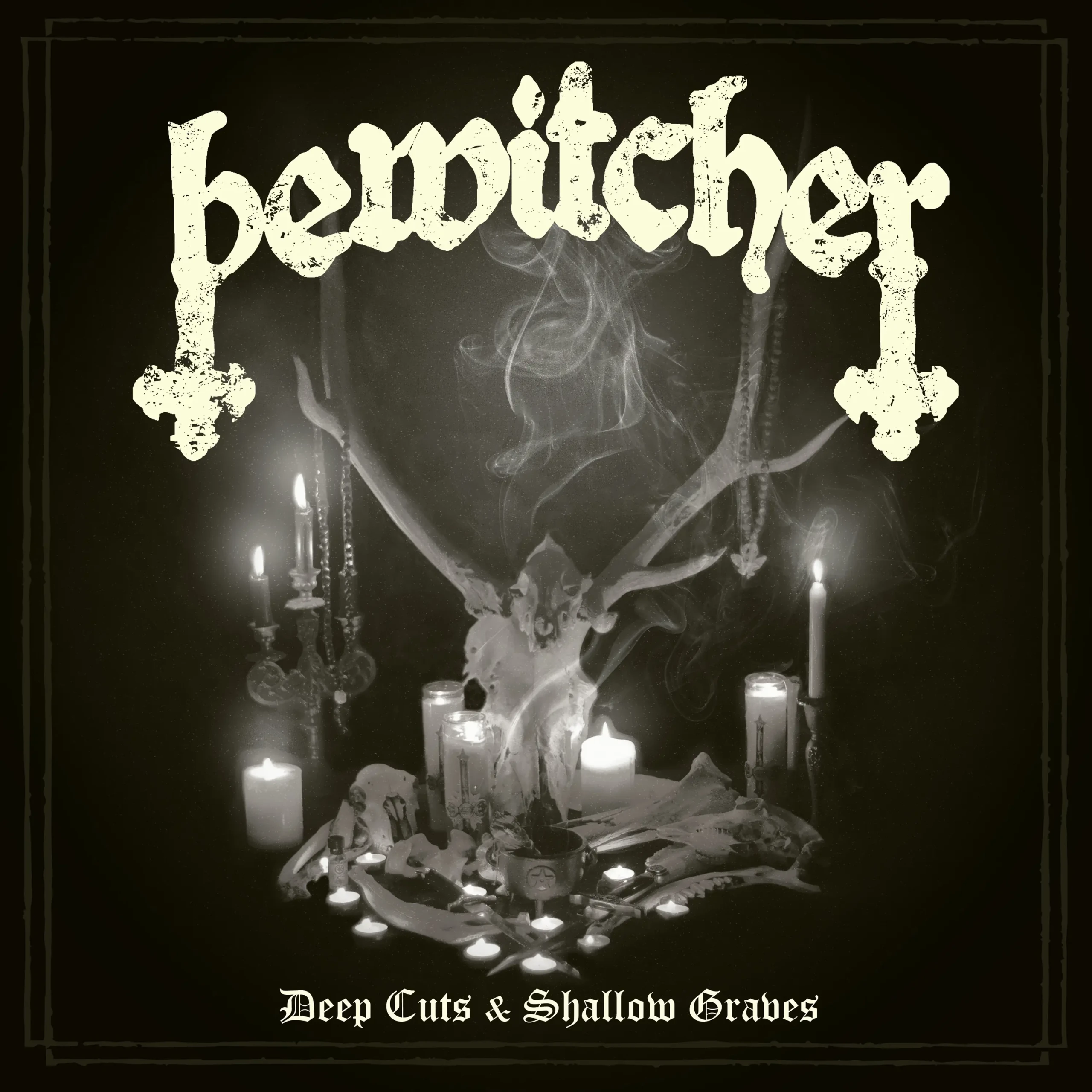 BEWITCHER · Deep Cuts & Shallow Graves | WHITE DLP (Heavy Metal Vinyl) · Picture 1