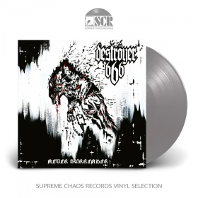 DESTRÖYER 666 · Never Surrender | SILVER LP (Thrash Metal/Black Metal Vinyl)