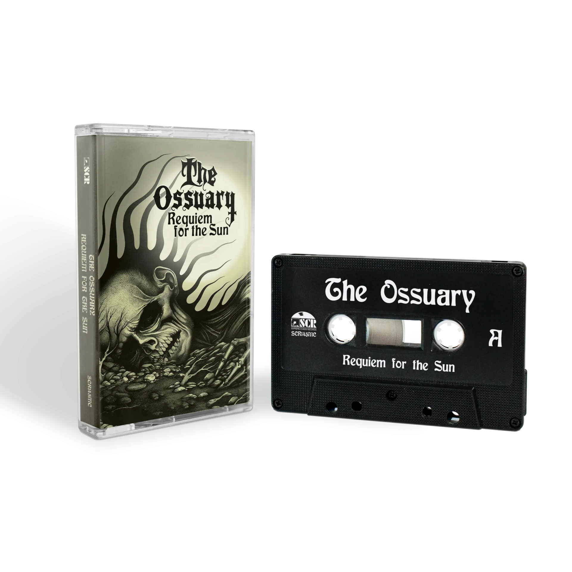 THE OSSUARY · Requiem For The Sun | BLACK TAPE (Doom Metal/Doom Rock/Occult Rock Tapes)