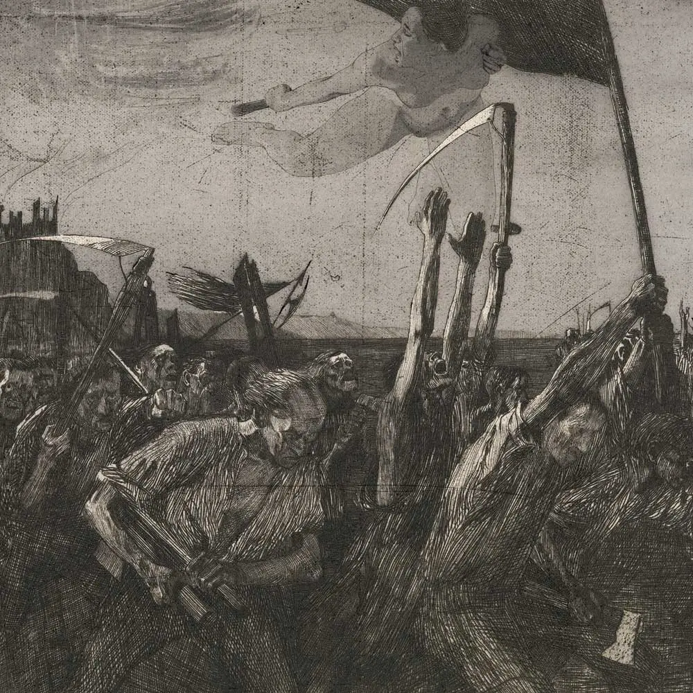 PANZERFAUST · The Suns Of Perdition · Chapter II: Render Unto Eden | CLEAR LP (Black Metal Vinyl) · Picture 1
