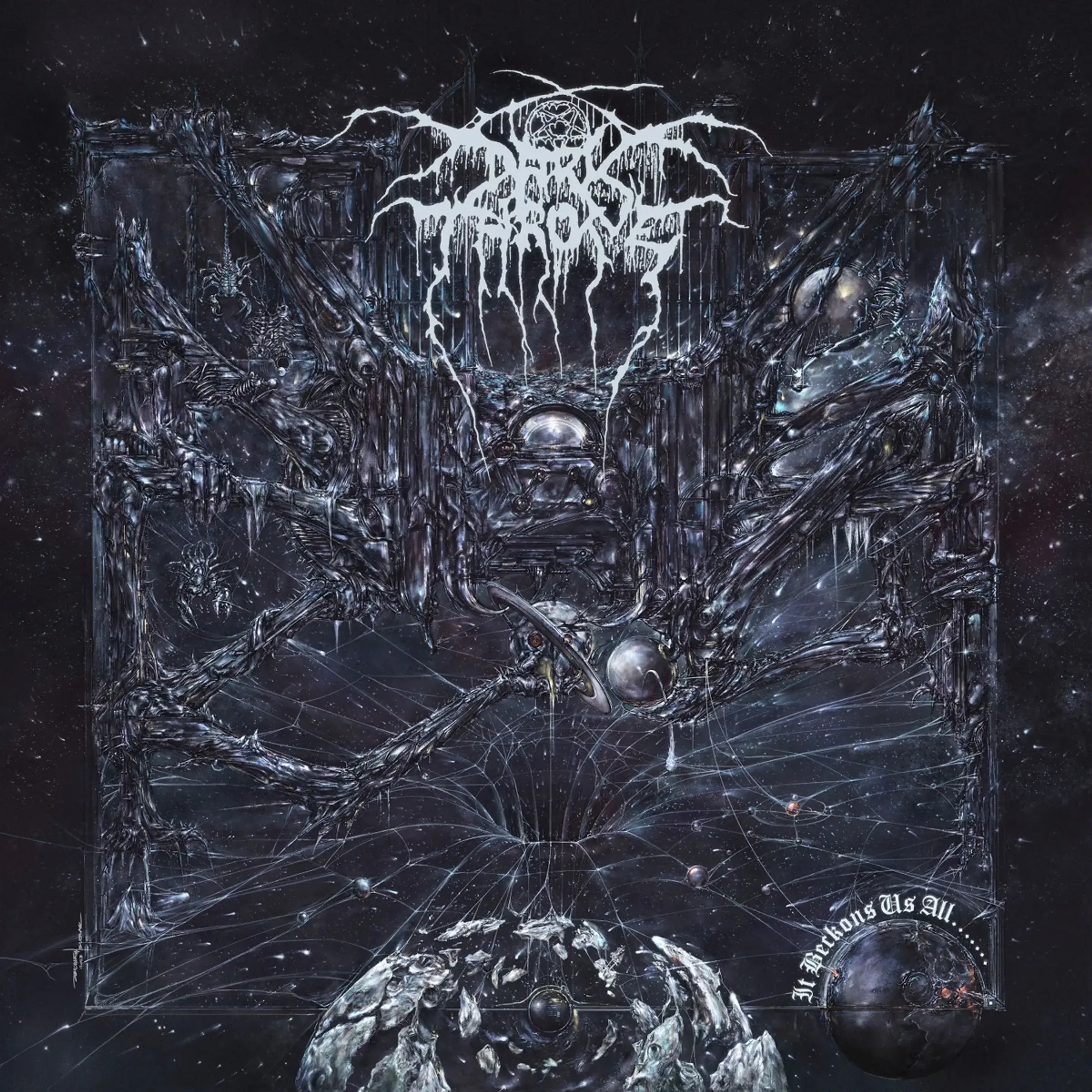 DARKTHRONE · It Beckons Us All - INCORRECT MASTER (B-Stock) | GREY MARBLED LP (Black Metal Vinyl) · Picture 1