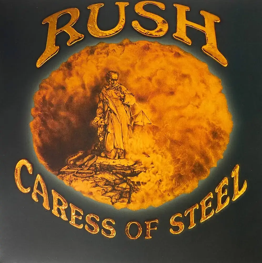 RUSH · Caress Of Steel | BLACK LP (Progressive Rock/Hard Rock Vinyl) · Picture 1