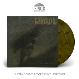 WARNING · Watching From A Distance | BROWN/BLACK 2LP (Doom Metal/Heavy Metal Vinyl)