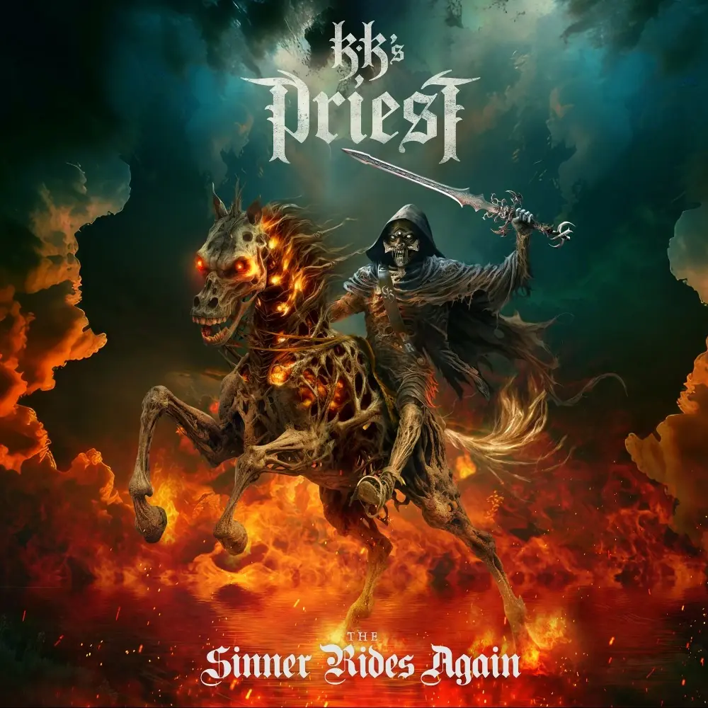KK'S PRIEST · The Sinner Rides Again | BLACK LP (Heavy Metal Vinyl) · Picture 1