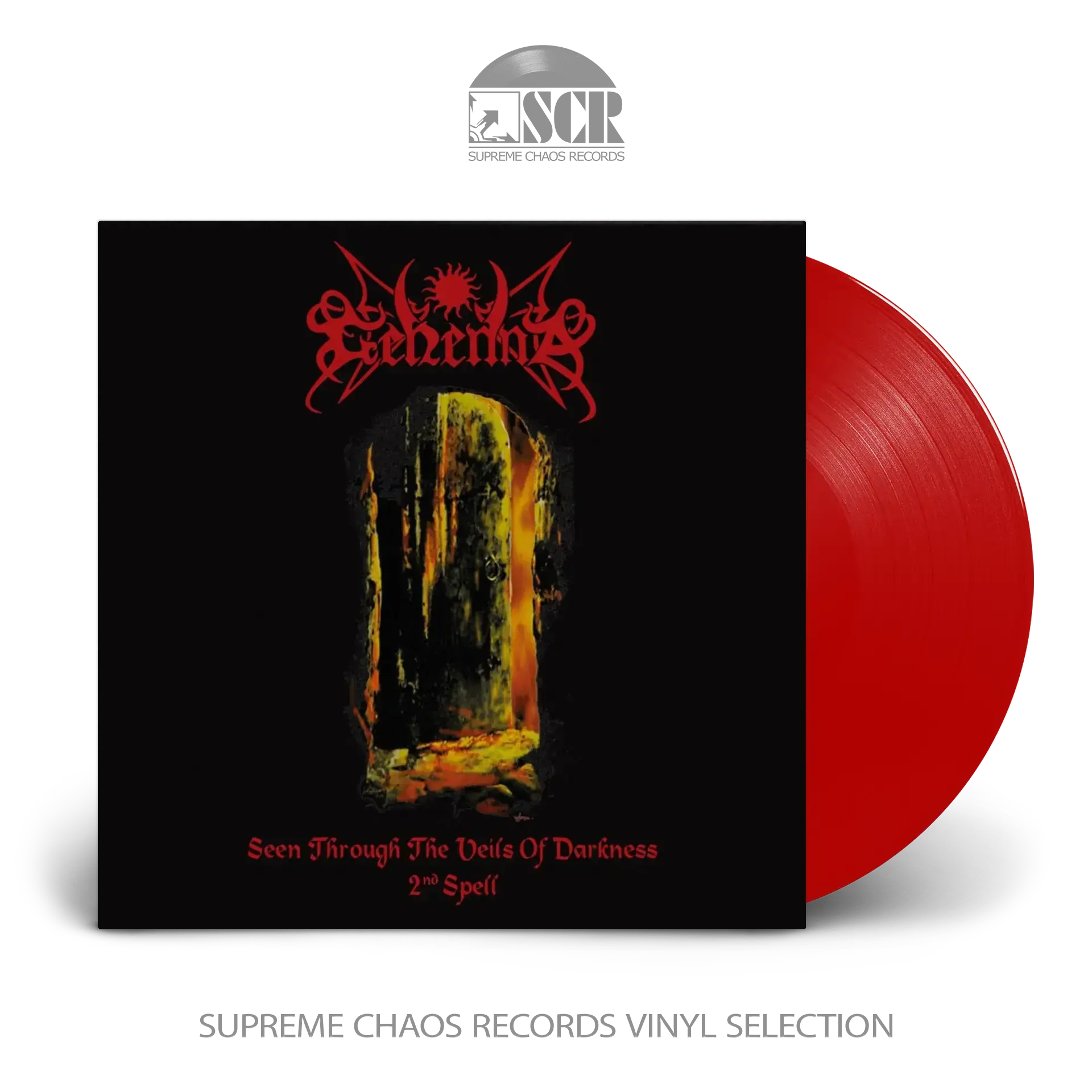 GEHENNA · Seen Through The Veils Of Darkness (The Second Spell) | RED OPAQUE LP (Black Metal Vinyl)