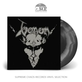 VENOM · Black Metal (40th Anniversary) | SILVER/BLACK LP (Black Metal Vinyl)