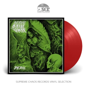 NERVESAW · Peril | TRANSPARENT RED LP (Death Metal Vinyl)