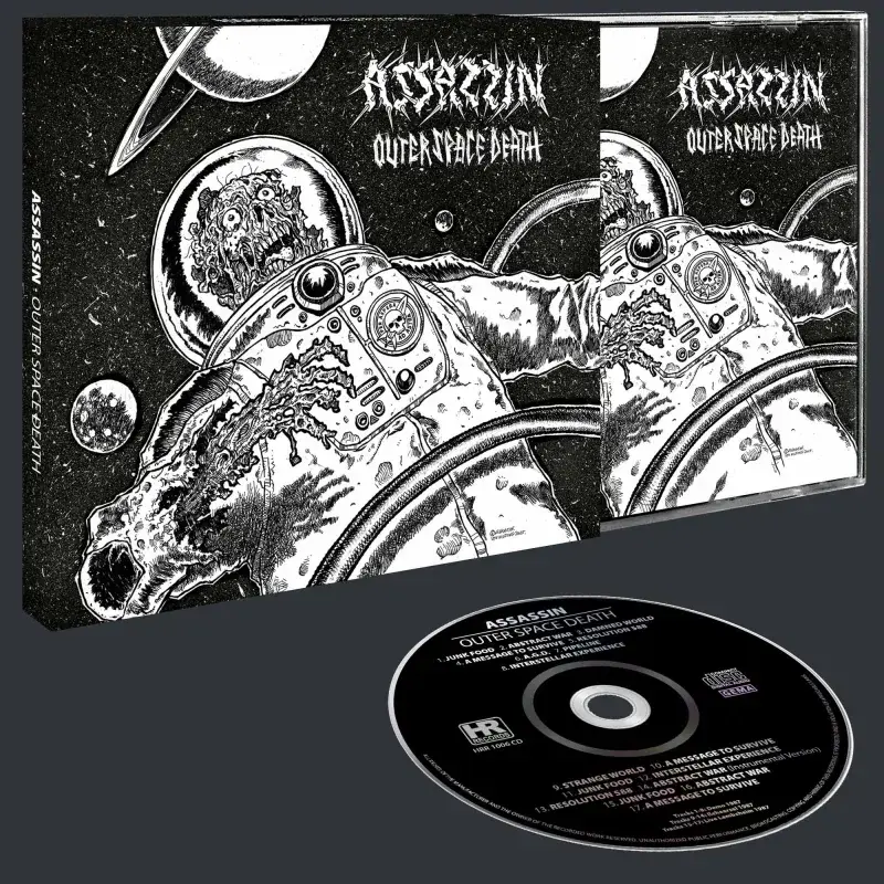 ASSASSIN · Outer Space Death | SLIPCASE CD (Thrash Metal CDs) · Picture 2