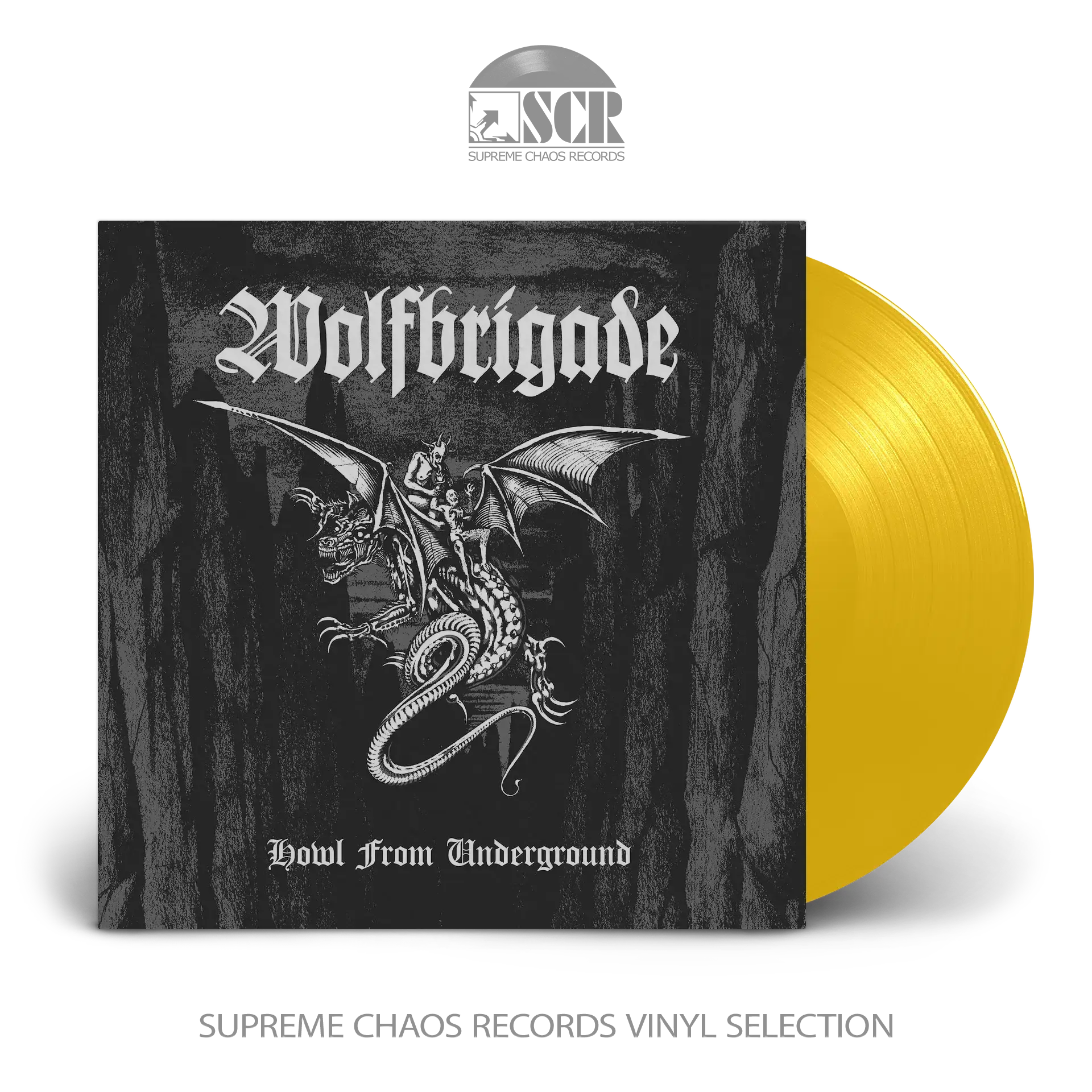 WOLFBRIGADE · Howl From Underground | GOLD LP (Crust Punk/death Metal Vinyl)