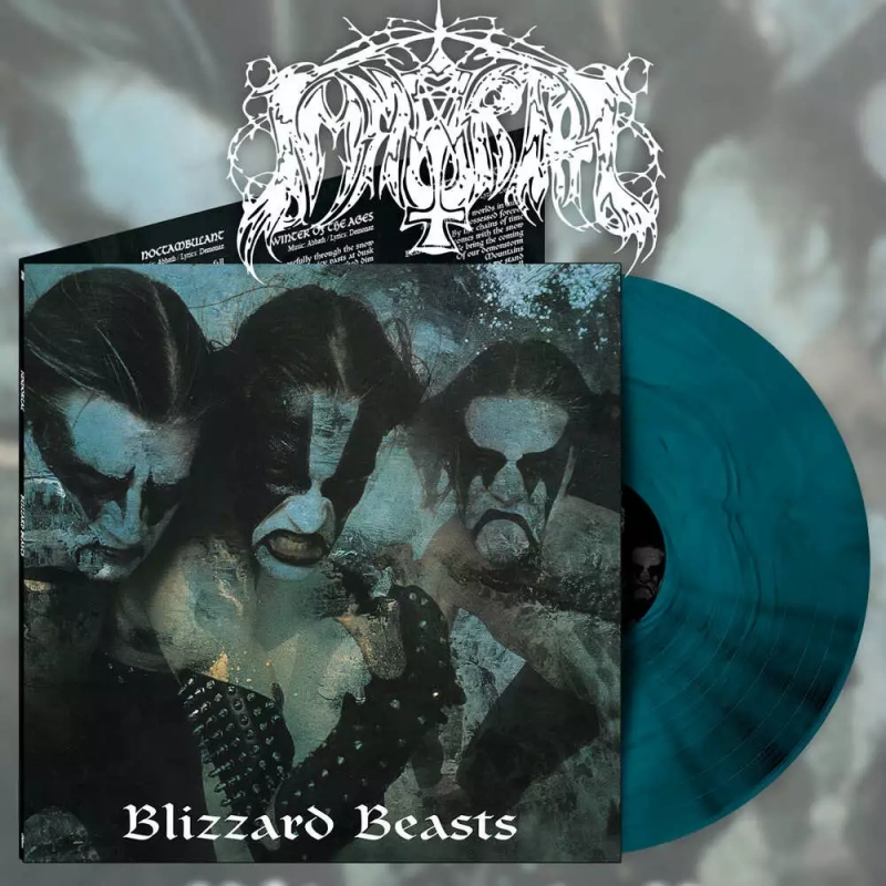IMMORTAL - Blizzard Beasts · AQUA BLUE GALAXY LP (Black Metal Vinyl)