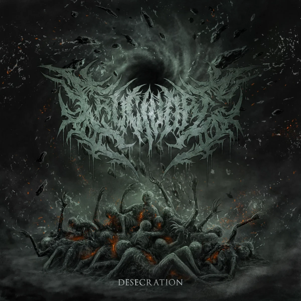 CRUCIVORE · Desecration | BLACK LP (Death Metal Vinyl) · Picture 1