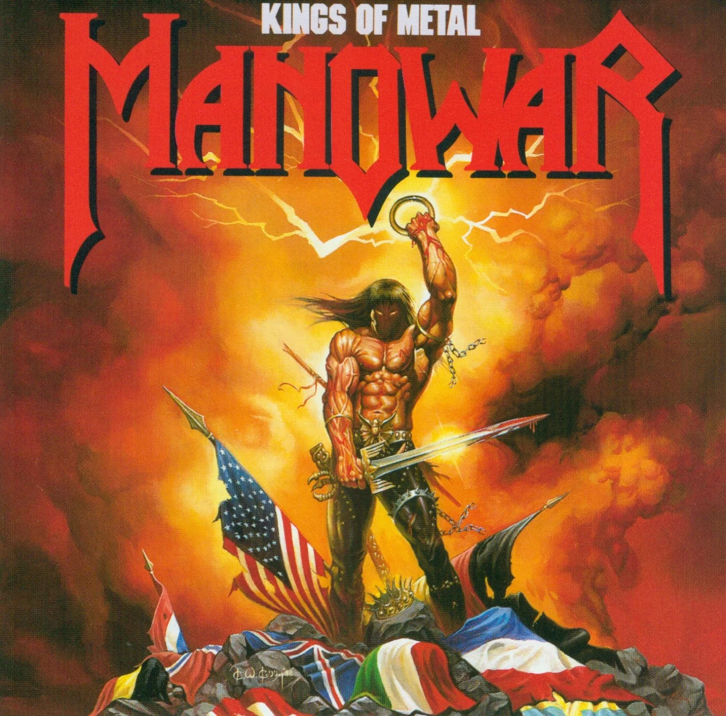 MANOWAR · Kings Of Metal | SILVER LP (Heavy Metal Vinyl) · Picture 1