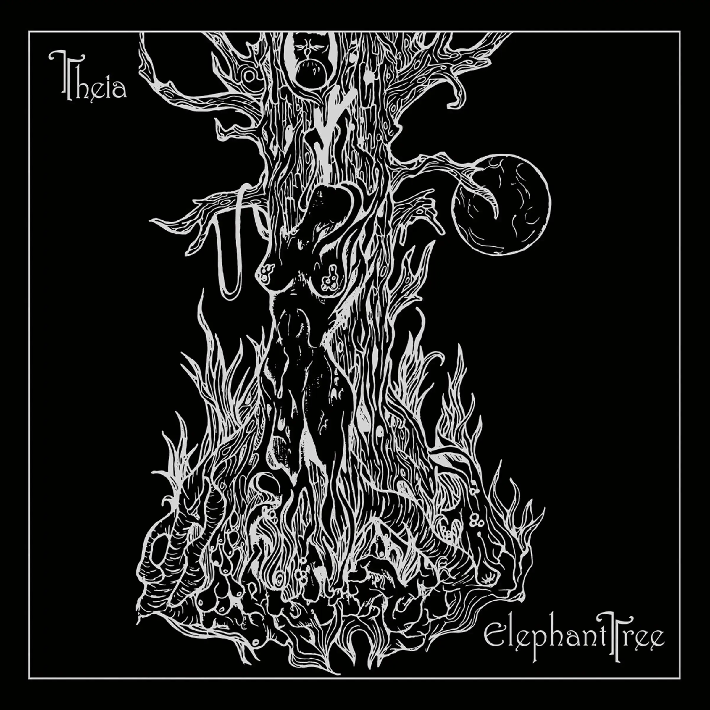 ELEPHANT TREE · Theia (Anniversary Edition) | CLEAR/WHITE/GREEN MARBLED LP (Doom Metal Vinyl) · Picture 1