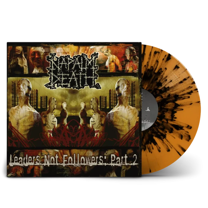 Napalm Death · Leaders Not Followers: Part 2 | ORANGE/BLACK Splatter LP