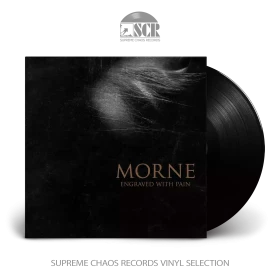 MORNE · Engraved With Pain | BLACK LP (Sludge Metal Vinyl)